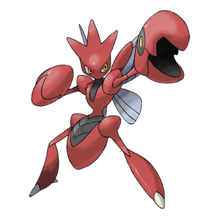 Scizor character picture for the Picguessr quiz