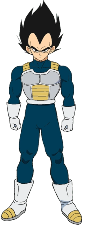 Vegeta character picture for the Picguessr quiz