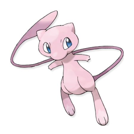 Mew character picture for the Picguessr quiz