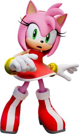 Amy Rose character picture for the Picguessr quiz