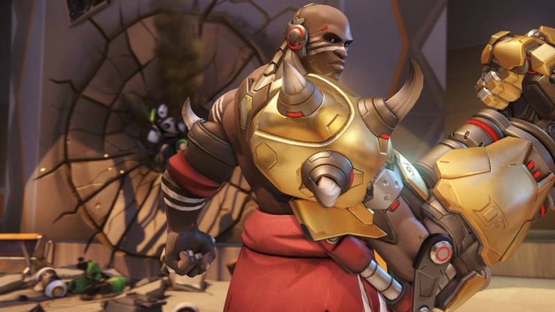 Doomfist character picture for the Picguessr quiz
