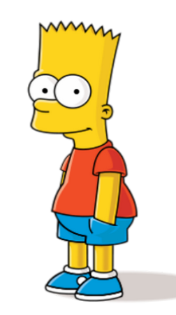 Bart Simpson character picture for the Picguessr quiz