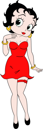 Betty Boop character picture for the Picguessr quiz