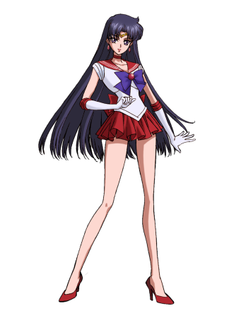 Sailor Mars character picture for the Picguessr quiz