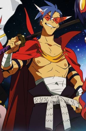 Kamina character picture for the Picguessr quiz