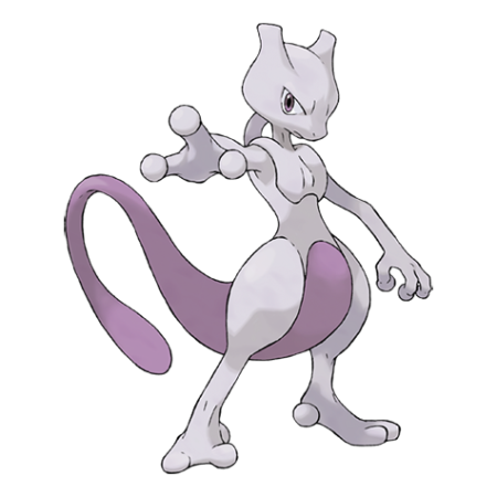 Mewtwo character picture for the Picguessr quiz