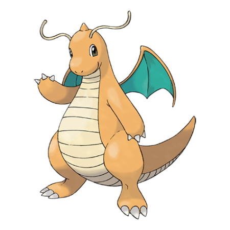 Dragonite character picture for the Picguessr quiz