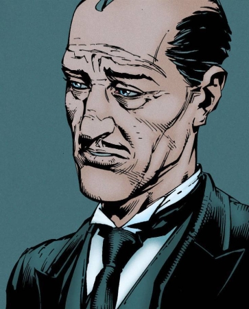 Alfred Pennyworth character picture for the Picguessr quiz