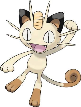 Meowth character picture for the Picguessr quiz