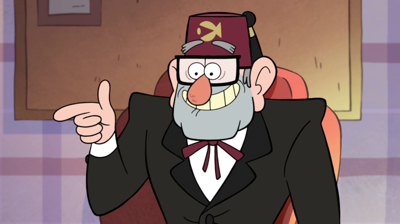 Stan Pines character picture for the Picguessr quiz