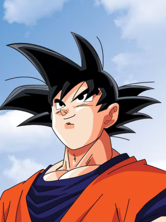 Son Goku character picture for the Picguessr quiz