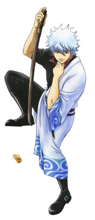 Gintoki Sakata character picture for the Picguessr quiz