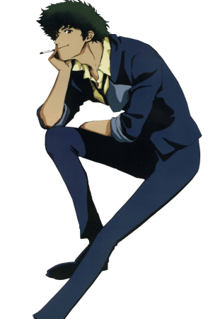 Spike Spiegel character picture for the Picguessr quiz