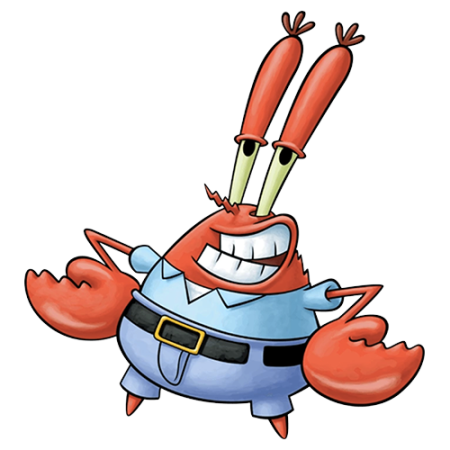 Krabs character picture for the Picguessr quiz