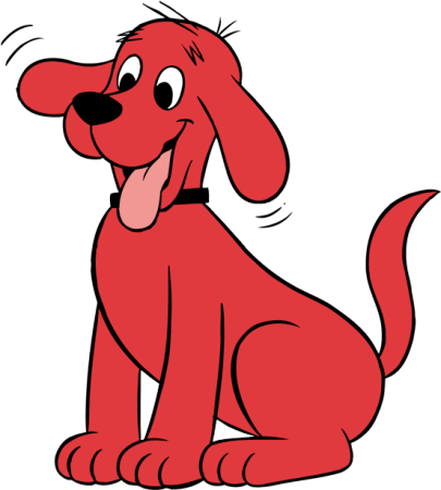 Clifford character picture for the Picguessr quiz