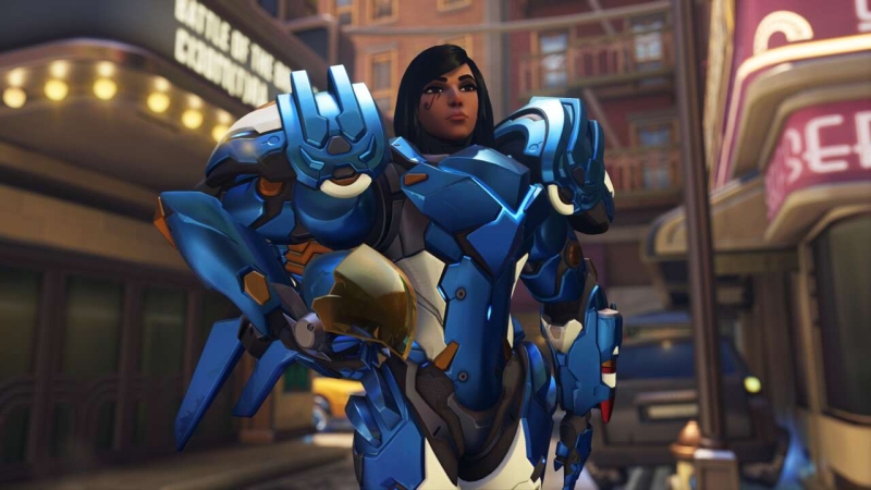 Pharah character picture for the Picguessr quiz