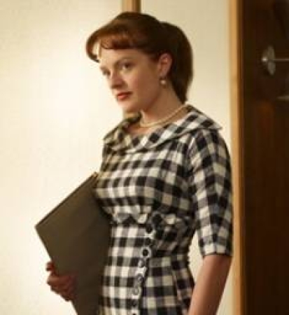 Peggy Olson character picture for the Picguessr quiz