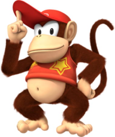 Diddy Kong character picture for the Picguessr quiz