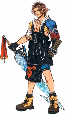 Tidus character picture for the Picguessr quiz