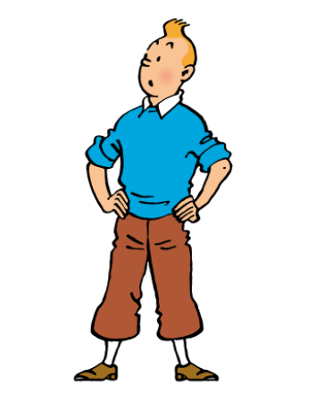 Tintin character picture for the Picguessr quiz