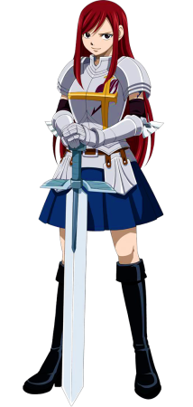 Erza Scarlet character picture for the Picguessr quiz