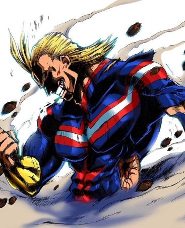 All might character picture for the Picguessr quiz