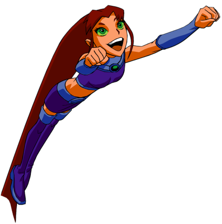 Starfire character picture for the Picguessr quiz