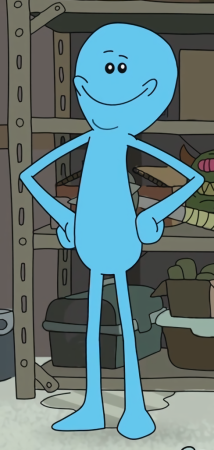 Mr. Meeseeks character picture for the Picguessr quiz