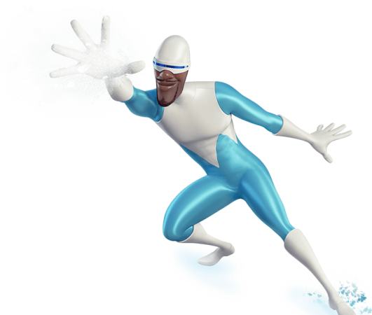 Frozone character picture for the Picguessr quiz