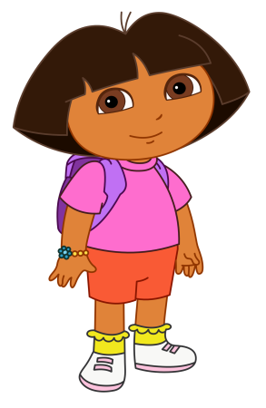 Dora the Explorer character picture for the Picguessr quiz