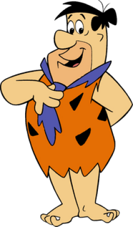 Fred Flintstone character picture for the Picguessr quiz