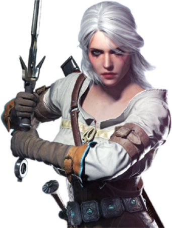 Ciri character picture for the Picguessr quiz