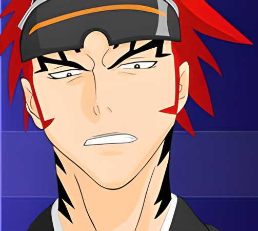 Renji Abarai character picture for the Picguessr quiz
