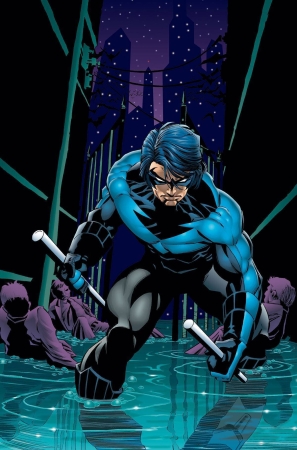 Nightwing character picture for the Picguessr quiz