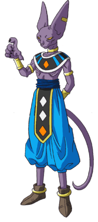 Beerus character picture for the Picguessr quiz