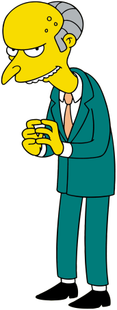 Mr. Burns character picture for the Picguessr quiz